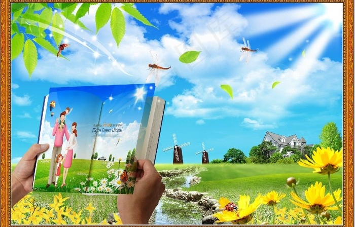 自然风景画图片