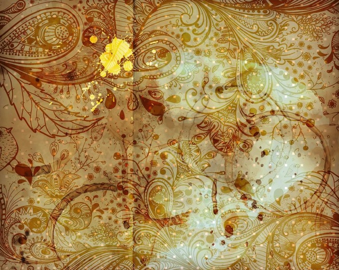 墨迹手绘古典花纹欧式花纹图片eps,ai矢量模版下载