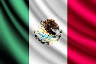 墨西哥国旗背景