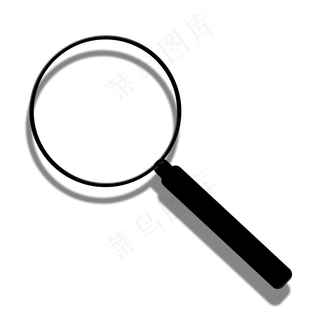 放大镜 矢量图 元素