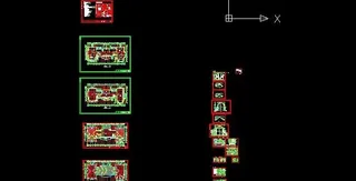 镇江美澜园商办综合楼框架结构施工图
