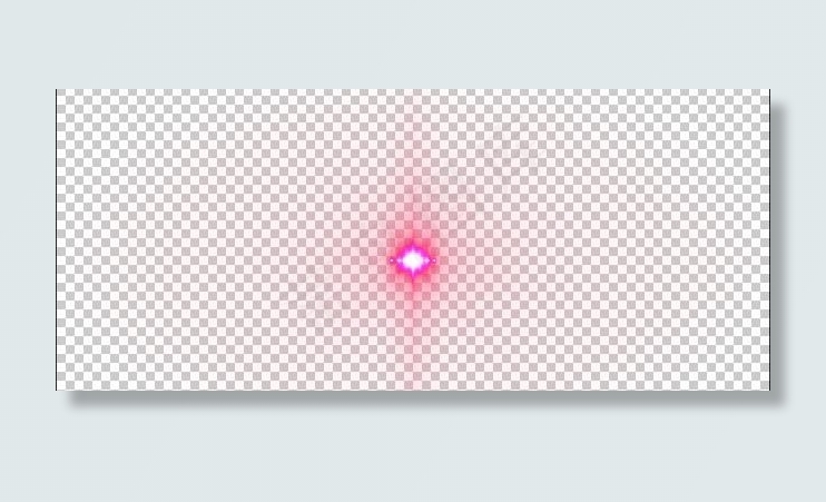 红色镜头光晕透明素材