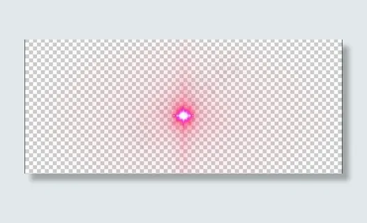 红色镜头光晕透明素材