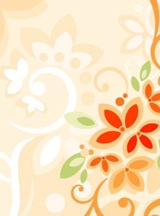 精美时尚植物花纹背景矢量素材039