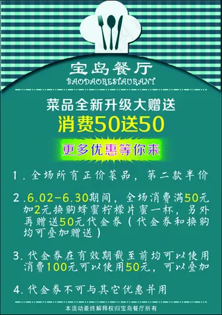 西餐厅海报展示牌