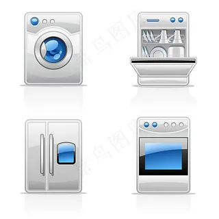 家电立体图标