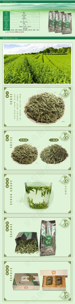 茶叶详情页