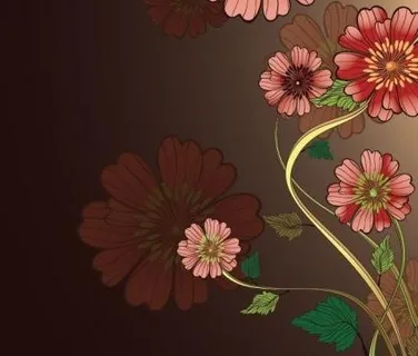 免费的旧货花卉背景矢量