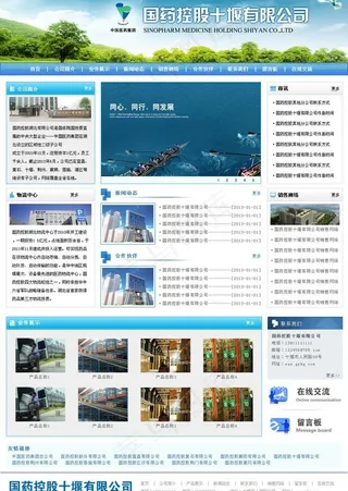 医药集团网站图片