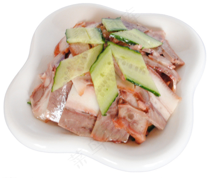 美极猪头肉凉拌精美菜图片psd模版下载