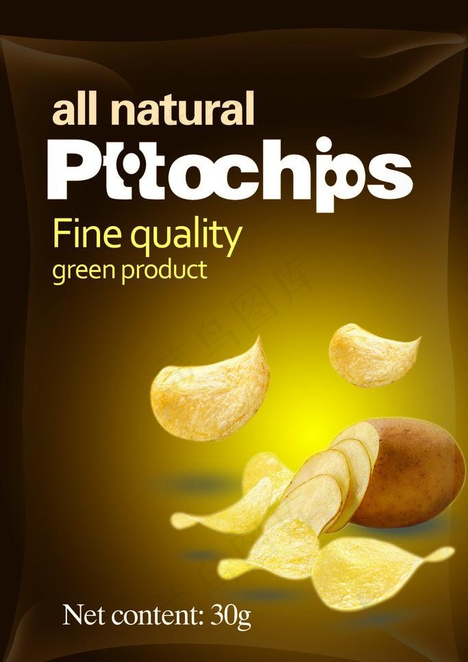 薯片包装 国外包装图片