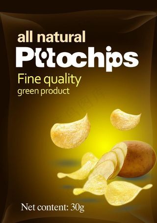 薯片包装 国外包装图片