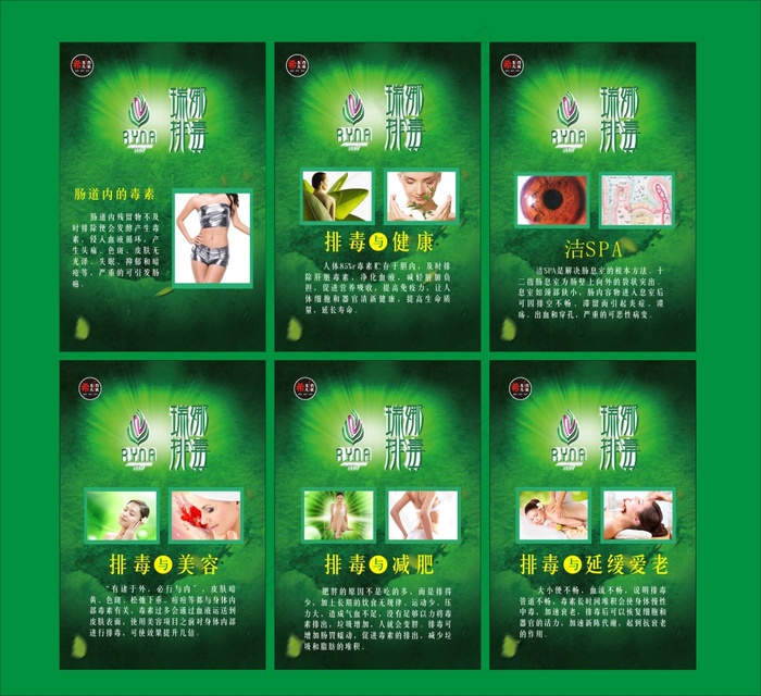 养生海报cdr矢量模版下载