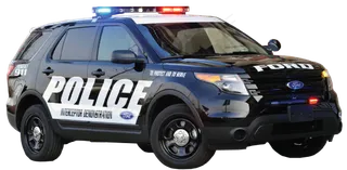 警车免抠png透明图层素材