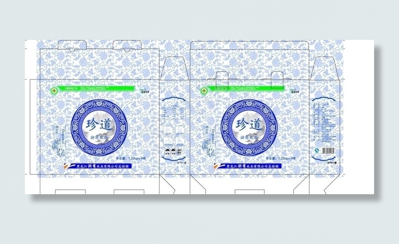 五常大米手提箱eps,ai矢量模版下载