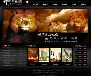 营销策划类网站首页图片