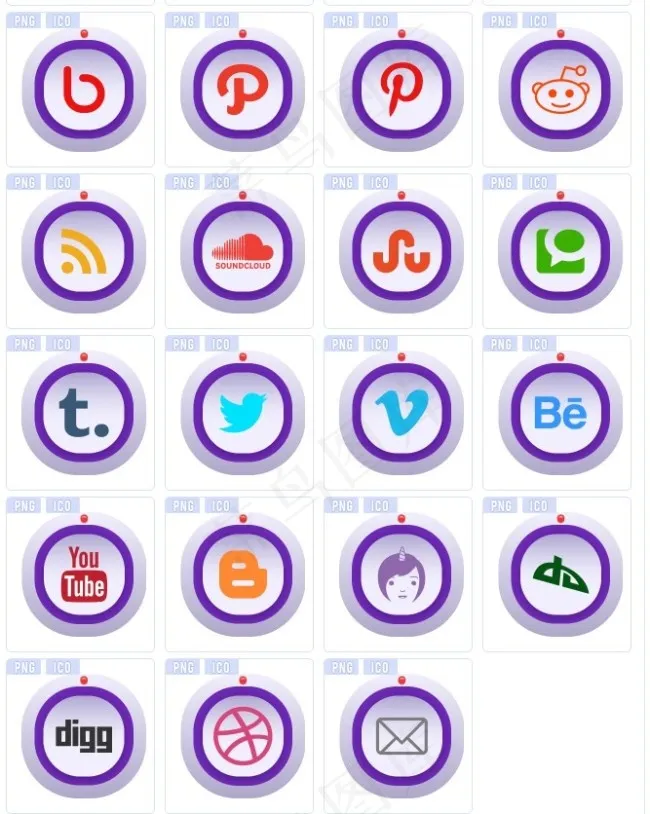 迷你相机社交媒体图标