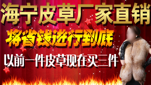 海宁皮草海报