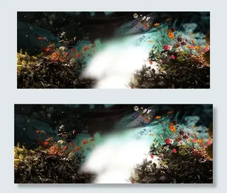 淘宝女装花卉背景海报图片