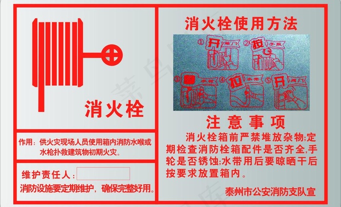 消防指示图片cdr矢量模版下载