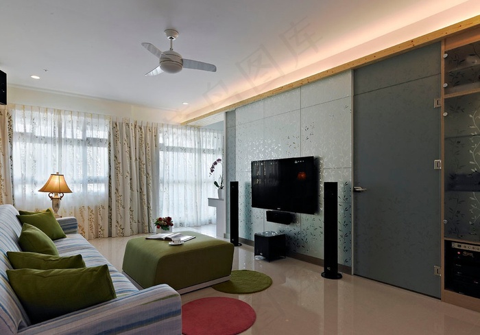 中式客厅装修设计效果图