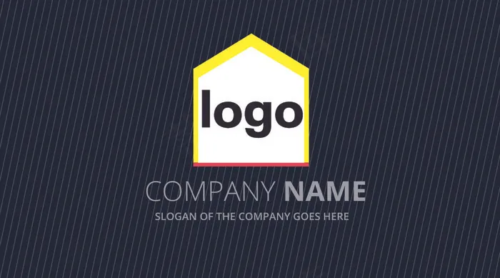 2017深蓝色简洁公司商务名片psd模版下载