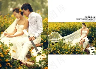 婚纱背景素材下载