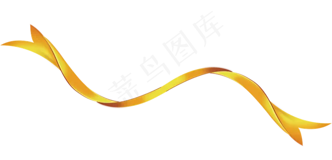 高档金色金粉彩带飘带设计