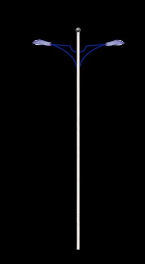 双头led道路灯图片