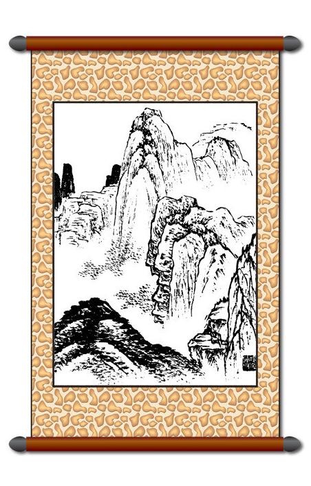 白描 风景画图片(4677X7016(DPI:180))psd模版下载