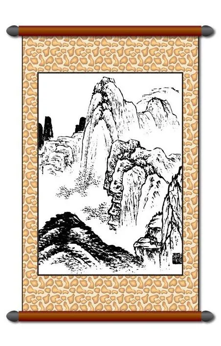 白描 风景画图片(4677X7016(DPI:180))psd模版下载