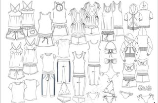 服装款式图图片