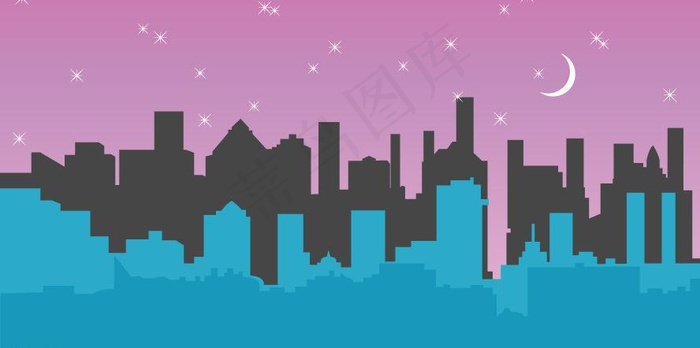 城市剪影图片