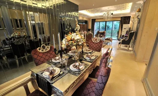 欧式样板房餐厅图片