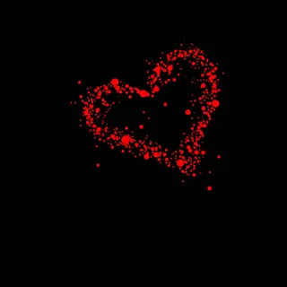 小点构成的心形 小点构成的心形