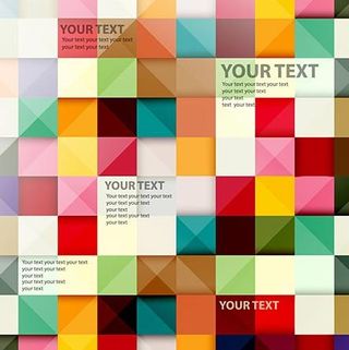 色彩标签矢量素材