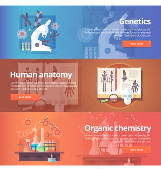 时尚扁平化元素设计矢量素材