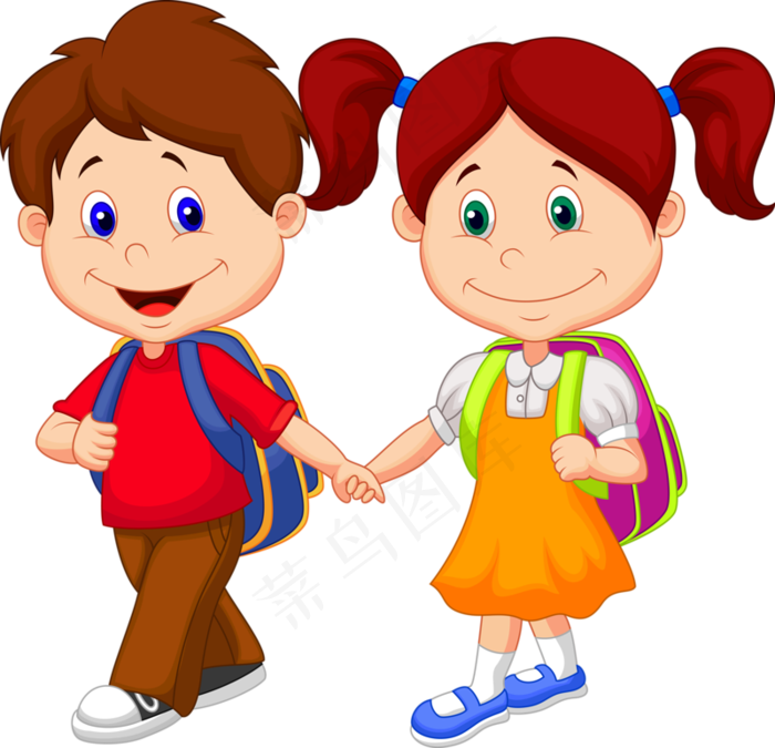 卡通儿童小孩学生幼儿图片素材