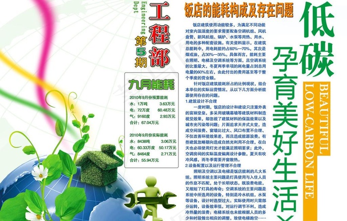 低碳环保员工学习天地图片