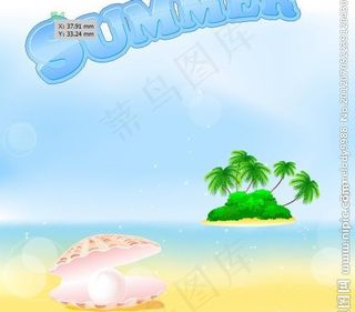 夏季海边风景图片