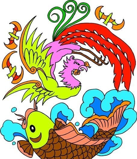 吉祥图案 中华传统图案 动物装饰图案 矢量素材 CDR格式_0077