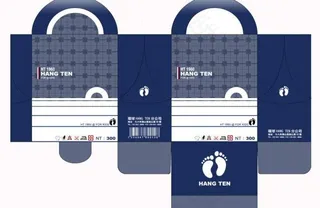 鞋子包装素材下载