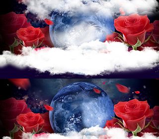 浪漫情人节高端海报背景图片