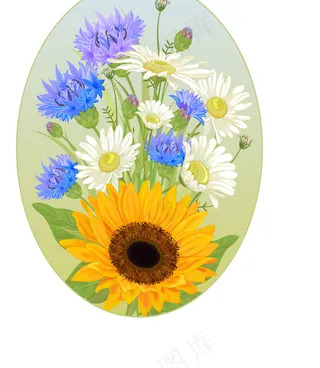 太阳花矢量素材下载