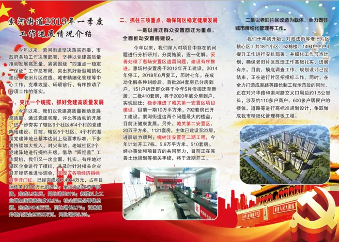 党建    三折页    党建社区  街道党建发展