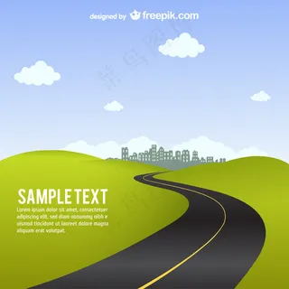 绿色背景矢量图