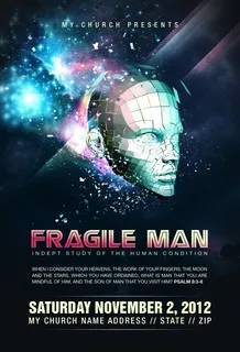 炫酷星空背景海报