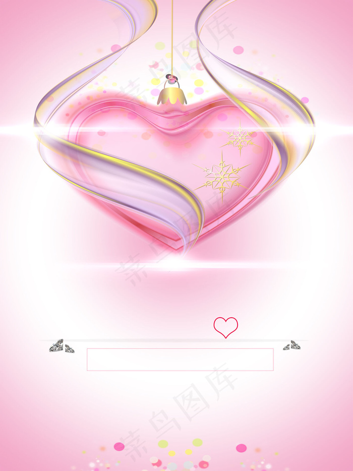 玫瑰花情人节浪漫背景(1024X2286(DPI:300))psd模版下载