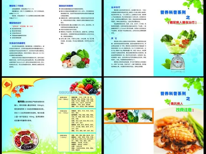 营养宣传册图片(5610X4518(DPI:300))psd模版下载