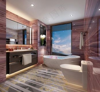 卫生间效果图图片